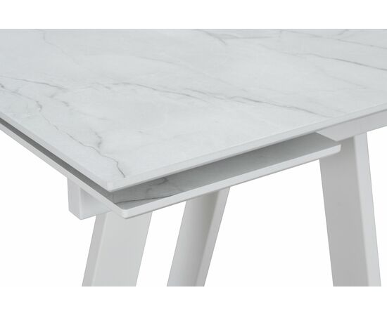Стол обеденный WINGS Жемчужный Перито/Белый, Белый, изображение 5 | Интернет магазин мебели и декора LifeDekor