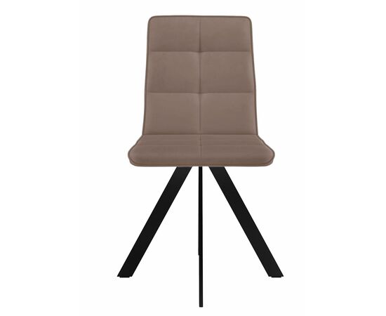 Стул DikLine 230 поворотный B5 LATTE, ножки черные, изображение 2 | Интернет магазин мебели и декора LifeDekor