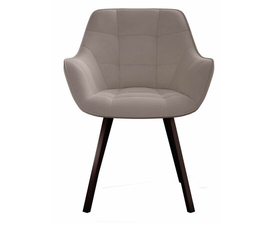 Стул DikLine 252 М поворотный, B5 LATTE, ножки черные, изображение 2 | Интернет магазин мебели и декора LifeDekor