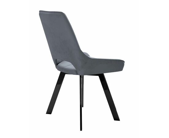 Стул DikLine 268 Z28 серый, ножки черные, изображение 3 | Интернет магазин мебели и декора LifeDekor