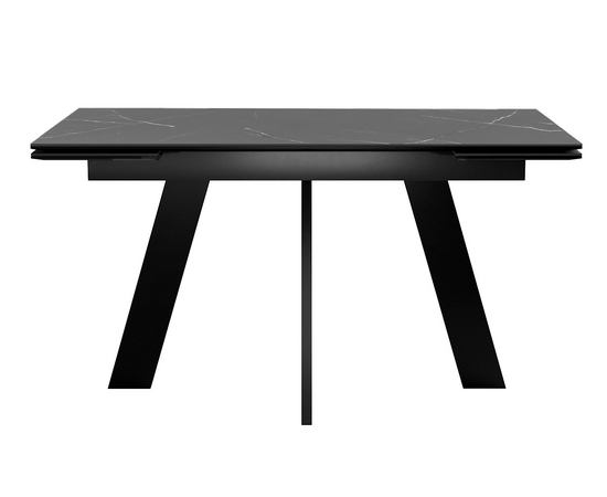 Стол DikLine SKM140 Керамика Черный мрамор/подстолье черное/опоры черные (2 уп.), изображение 5 | Интернет магазин мебели и декора LifeDekor