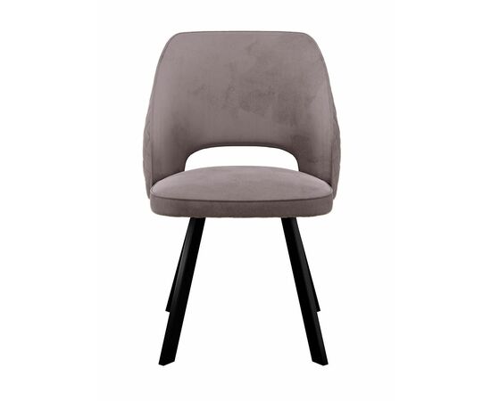 Стул DikLine 274 поворотный Z48 капучино, ножки черные, изображение 3 | Интернет магазин мебели и декора LifeDekor