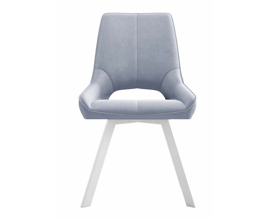 Стул DikLine 268 Z46 перламутр, ножки белые, изображение 2 | Интернет магазин мебели и декора LifeDekor