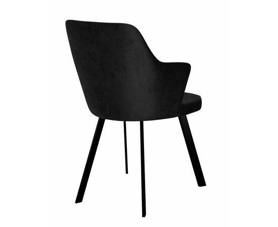 Стул DikLine 245 поворотный, К21 черный, ножки черные, изображение 3 | Интернет магазин мебели и декора LifeDekor