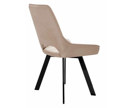 Стул DikLine 268 Z128 бежевый, ножки черные, изображение 3 | Интернет магазин мебели и декора LifeDekor