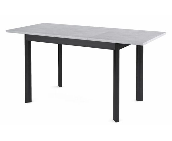 Стол DikLine L110 Бетон (ЛДСП EGGER)/Опоры черный, изображение 2 | Интернет магазин мебели и декора LifeDekor