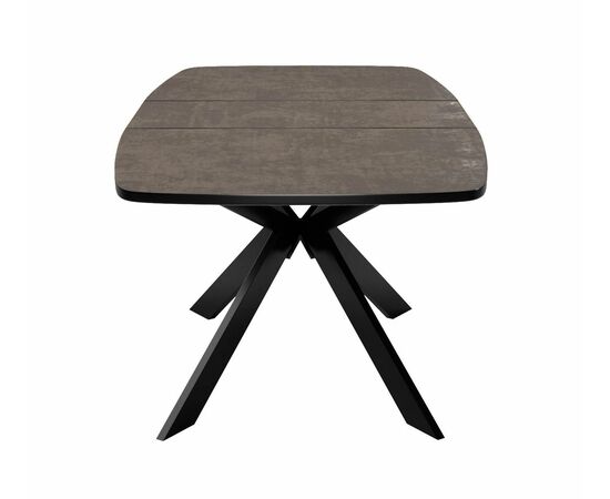 Стол DikLine B140 хромикс бронза/ опоры черные, изображение 2 | Интернет магазин мебели и декора LifeDekor