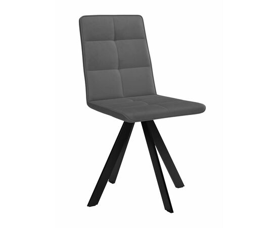 Стул DikLine 230 поворотный B28 ANTRACITE, ножки черные | Интернет магазин мебели и декора LifeDekor