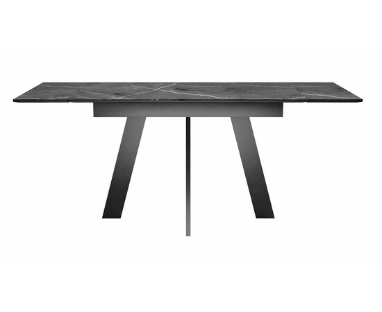 Стол DikLine SKM120 Керамика Черный мрамор/подстолье черное/опоры черные (2 уп.), изображение 3 | Интернет магазин мебели и декора LifeDekor