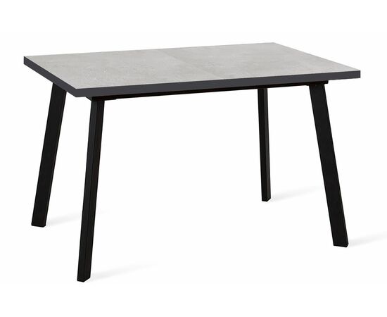 Стол DikLine HB120 хромикс белый/ опоры черные | Интернет магазин мебели и декора LifeDekor