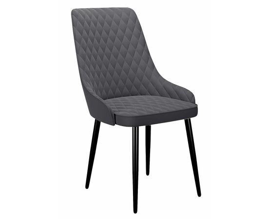 Стул DikLine 305 B28 ANTRACITE, ножки черные | Интернет магазин мебели и декора LifeDekor