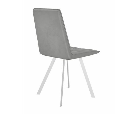 Стул DikLine 280 B22 GREY, ножки белые, изображение 3 | Интернет магазин мебели и декора LifeDekor
