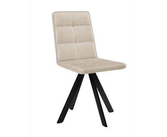 Стул DikLine 230 поворотный B03 BEIGE, ножки черные | Интернет магазин мебели и декора LifeDekor