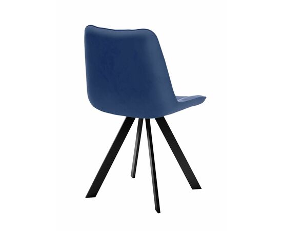 Стул DikLine 229 поворотный, B8 BLUE, ножки черные, изображение 2 | Интернет магазин мебели и декора LifeDekor