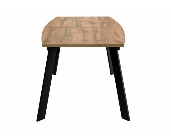 Стол DikLine XL160 Дуб галифакс /опоры черные, изображение 3 | Интернет магазин мебели и декора LifeDekor