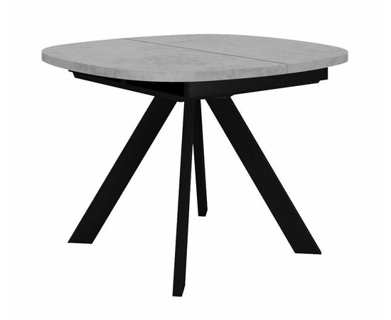 Стол DikLine B110 Бетон/опоры черные | Интернет магазин мебели и декора LifeDekor
