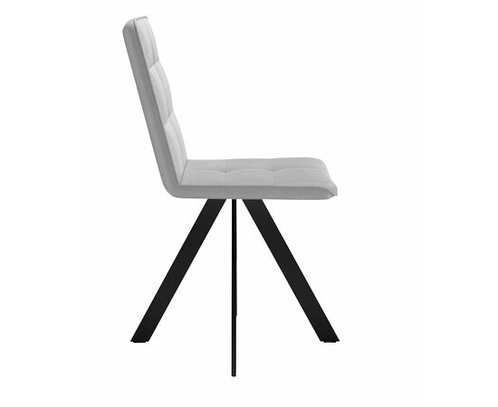 Стул DikLine 230 поворотный B22 GREY, ножки черные, изображение 4 | Интернет магазин мебели и декора LifeDekor