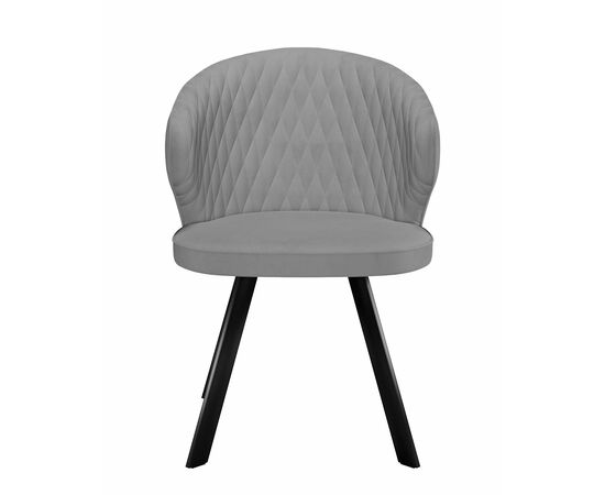 Стул DikLine 249 поворотный, B22 GREY, ножки черные, изображение 2 | Интернет магазин мебели и декора LifeDekor