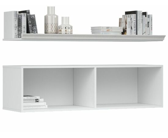 Гостиная «Лацио», Белый/Белое дерево, изображение 10 | Интернет магазин мебели и декора LifeDekor