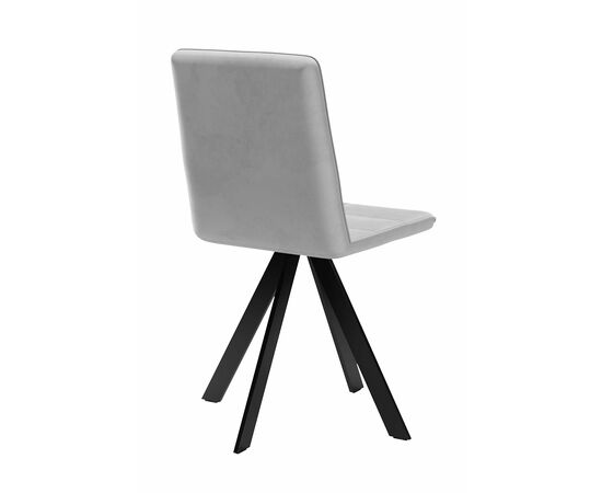 Стул DikLine 230 поворотный B22 GREY, ножки черные, изображение 3 | Интернет магазин мебели и декора LifeDekor