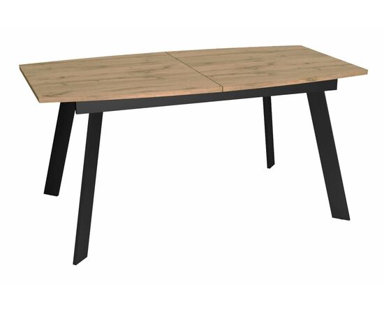 Стол DikLine XL160 Дуб галифакс /опоры черные | Интернет магазин мебели и декора LifeDekor