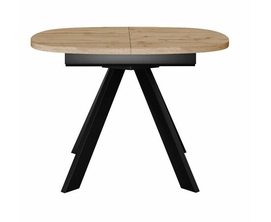 Стол DikLine B110 Дуб галифакс/опоры черные, изображение 2 | Интернет магазин мебели и декора LifeDekor