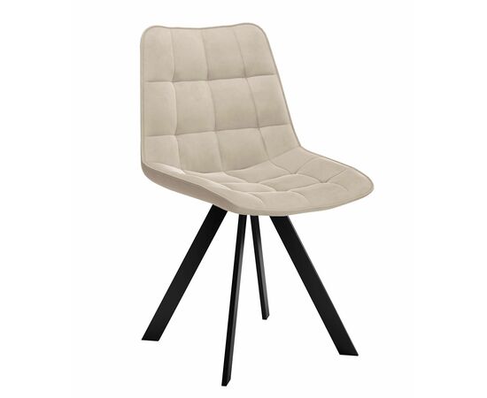 Стул DikLine 229 поворотный, B03 BEIGE, ножки черные | Интернет магазин мебели и декора LifeDekor