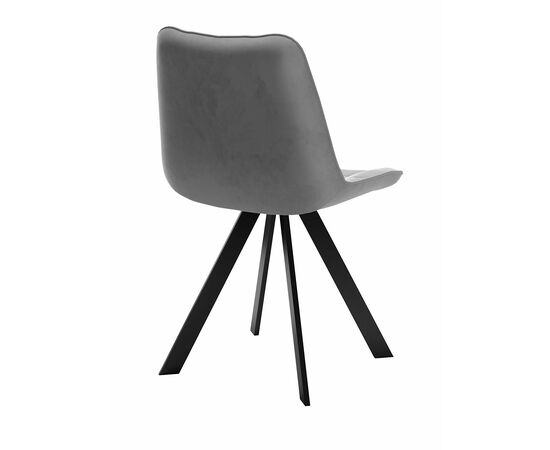 Стул DikLine 229 поворотный, B22 GREY, ножки черные, изображение 3 | Интернет магазин мебели и декора LifeDekor