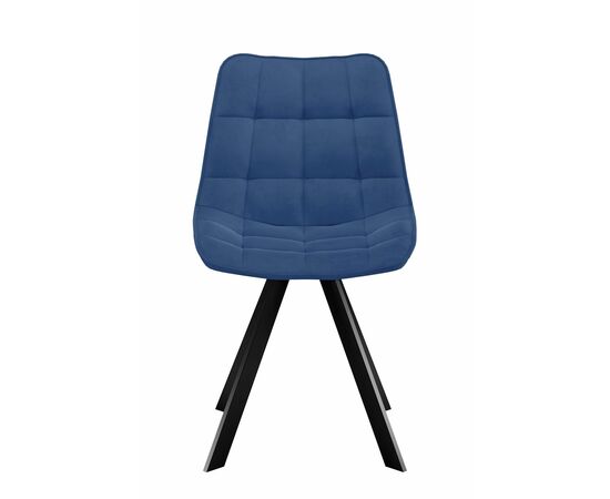 Стул DikLine 229 поворотный, B8 BLUE, ножки черные, изображение 4 | Интернет магазин мебели и декора LifeDekor