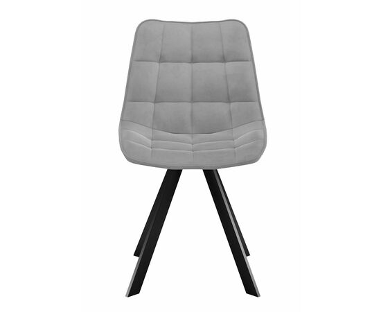 Стул DikLine 229 поворотный, B22 GREY, ножки черные, изображение 2 | Интернет магазин мебели и декора LifeDekor