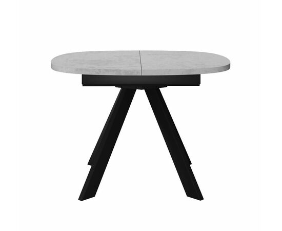 Стол DikLine B110 Бетон/опоры черные, изображение 2 | Интернет магазин мебели и декора LifeDekor