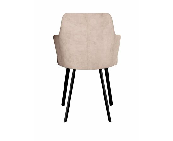 Стул DikLine 245 поворотный, C103 крем, ножки черные, изображение 5 | Интернет магазин мебели и декора LifeDekor