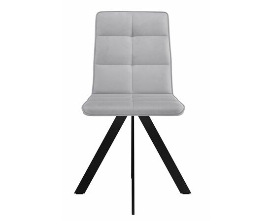 Стул DikLine 230 поворотный B22 GREY, ножки черные, изображение 2 | Интернет магазин мебели и декора LifeDekor