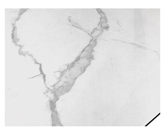 Стол DikLine SFE160 Керамика Белый мрамор/подстолье черное/опоры черные (2 уп.), изображение 7 | Интернет магазин мебели и декора LifeDekor