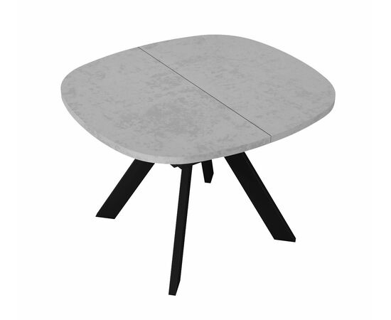 Стол DikLine B110 Бетон/опоры черные, изображение 4 | Интернет магазин мебели и декора LifeDekor