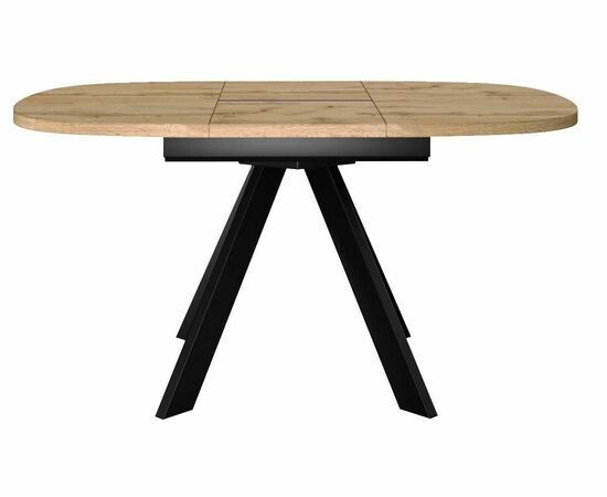 Стол DikLine B110 Дуб галифакс/опоры черные, изображение 5 | Интернет магазин мебели и декора LifeDekor