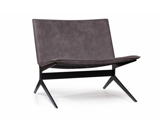 Кресло Fly, замша серый, изображение 3 | Интернет магазин мебели и декора LifeDekor