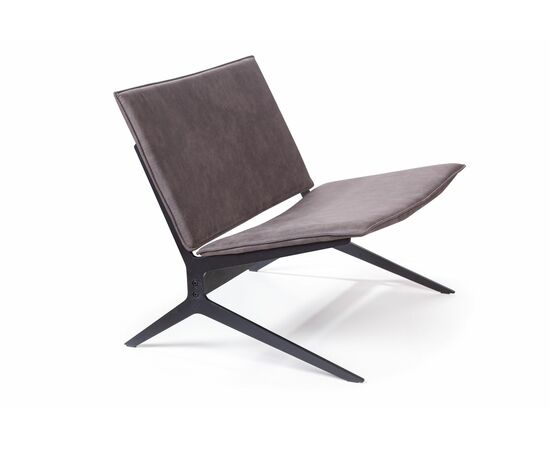 Кресло Fly, замша серый, изображение 2 | Интернет магазин мебели и декора LifeDekor