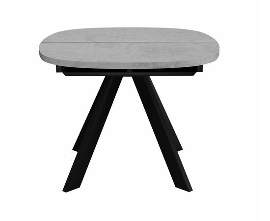 Стол DikLine B110 Бетон/опоры черные, изображение 3 | Интернет магазин мебели и декора LifeDekor