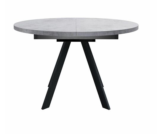 Стол DikLine RD100 Бетон/опоры черные, изображение 3 | Интернет магазин мебели и декора LifeDekor