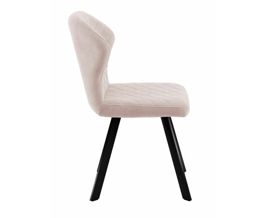 Стул DikLine 339 поворотный B03 BEIGE, ножки черные, изображение 2 | Интернет магазин мебели и декора LifeDekor