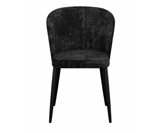 Стул DikLine 347 микровелюр M18 черный, ножки черные, изображение 2 | Интернет магазин мебели и декора LifeDekor