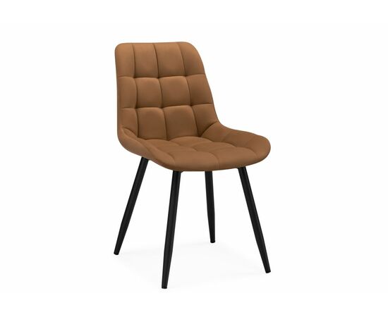 Стул Челси крутящийся кирпичный / черный | Интернет магазин мебели и декора LifeDekor