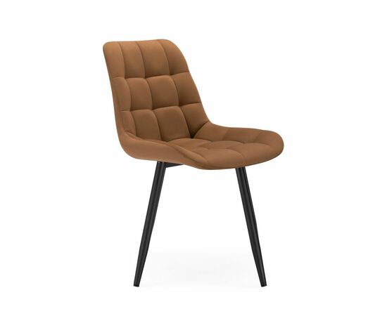 Стул Челси крутящийся кирпичный / черный, изображение 3 | Интернет магазин мебели и декора LifeDekor