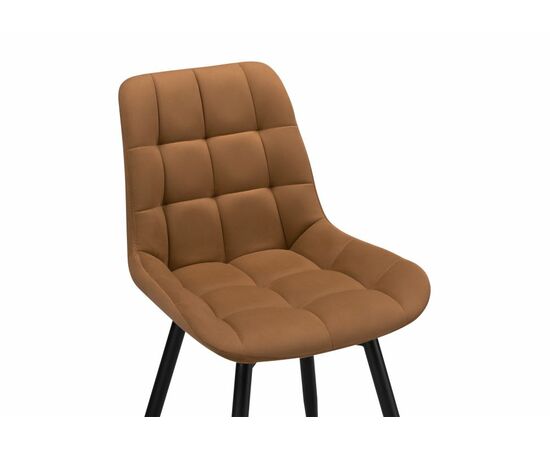 Стул Челси крутящийся кирпичный / черный, изображение 6 | Интернет магазин мебели и декора LifeDekor