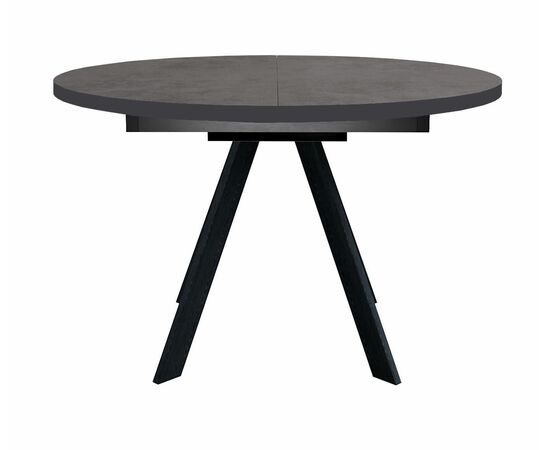 Стол DikLine RD100 Хромикс бронза/опоры черные, изображение 2 | Интернет магазин мебели и декора LifeDekor