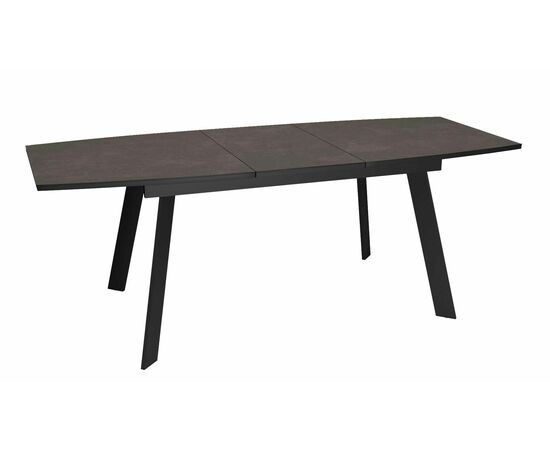 Стол DikLine XL160 хромикс бронза/черный/опоры черные, изображение 4 | Интернет магазин мебели и декора LifeDekor