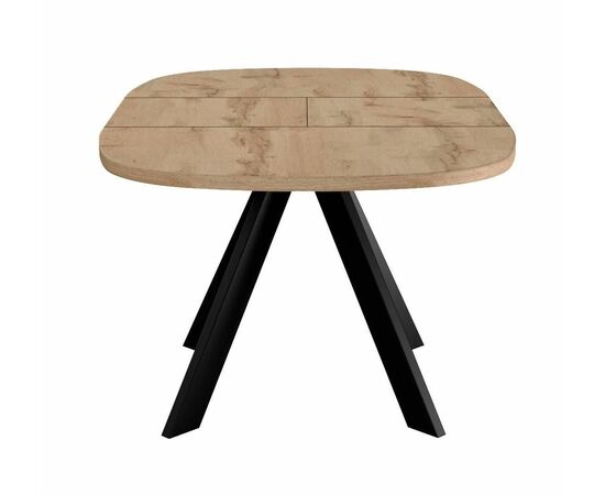 Стол DikLine B110 Дуб галифакс/опоры черные, изображение 7 | Интернет магазин мебели и декора LifeDekor