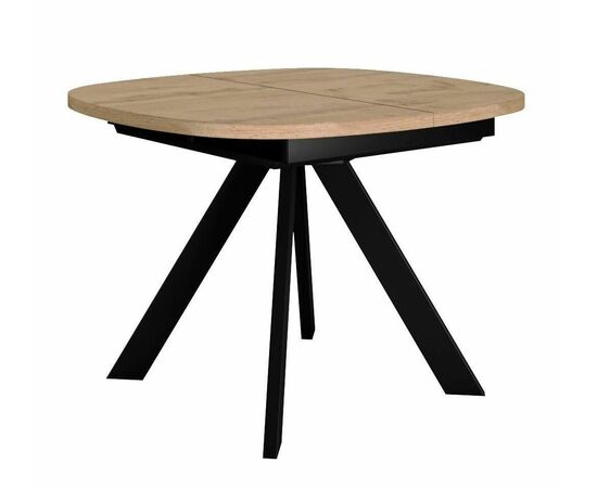 Стол DikLine B110 Дуб галифакс/опоры черные | Интернет магазин мебели и декора LifeDekor