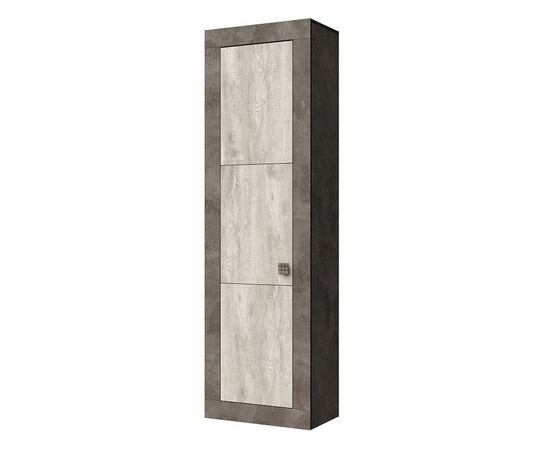 Шкаф «Лондон 1Д» КМК 0467.8, Оникс/Бетон пайн светлый, изображение 2 | Интернет магазин мебели и декора LifeDekor